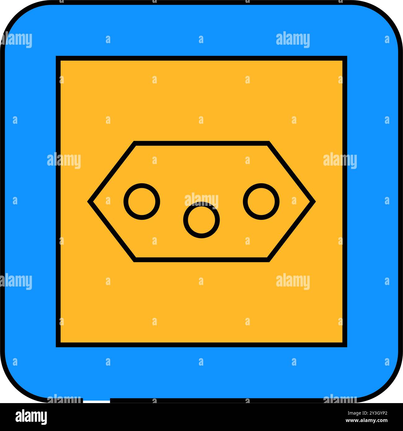 j type socket icon color illustration Stock Vector Image & Art - Alamy