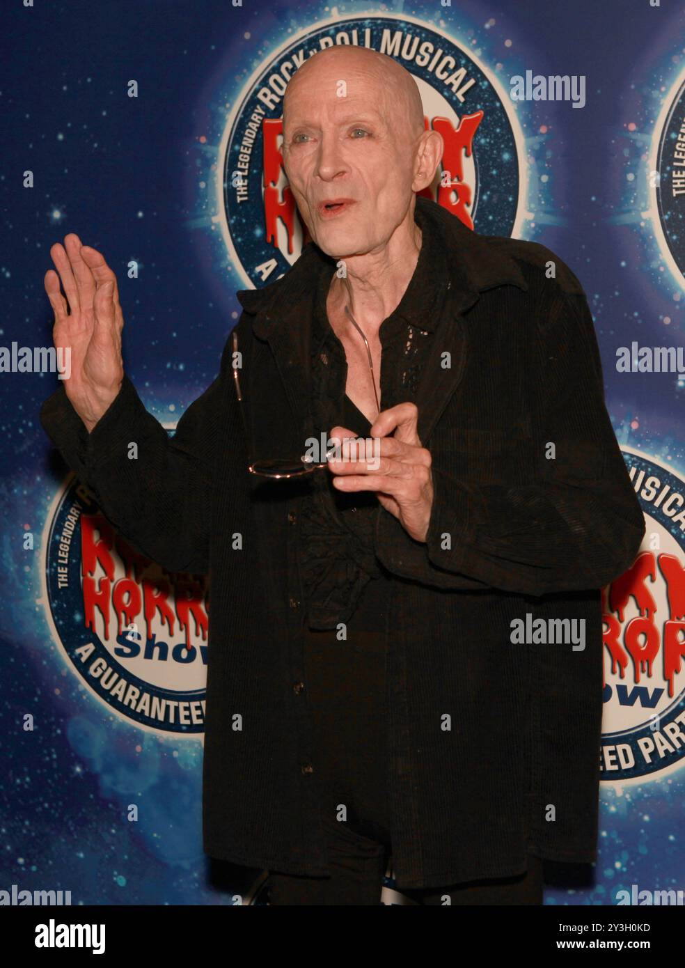 London, UK. Richard O'Brien at the The Rocky Horror Picture Show. Musical  press night. Dominion Theatre. 10th September 2024. Ref:LMK11-S100924-002  Steve Bealing/Landmark Media WWW.LMKMEDIA.COM Stock Photo - Alamy, image size:984x1390