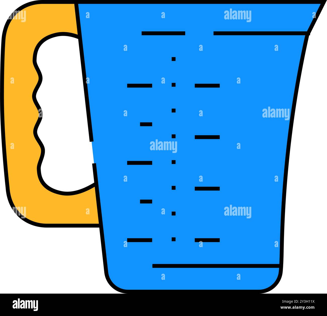 cooking measuring cup icon color illustration Stock Vector Image & Art ...
