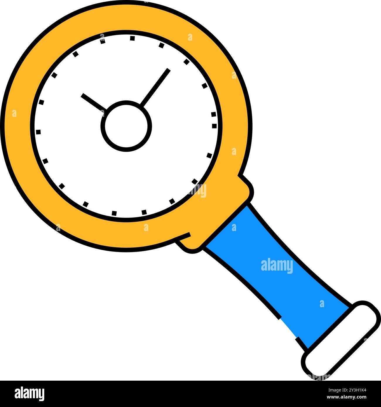 Finding time icon color illustration stock vector image art alamy