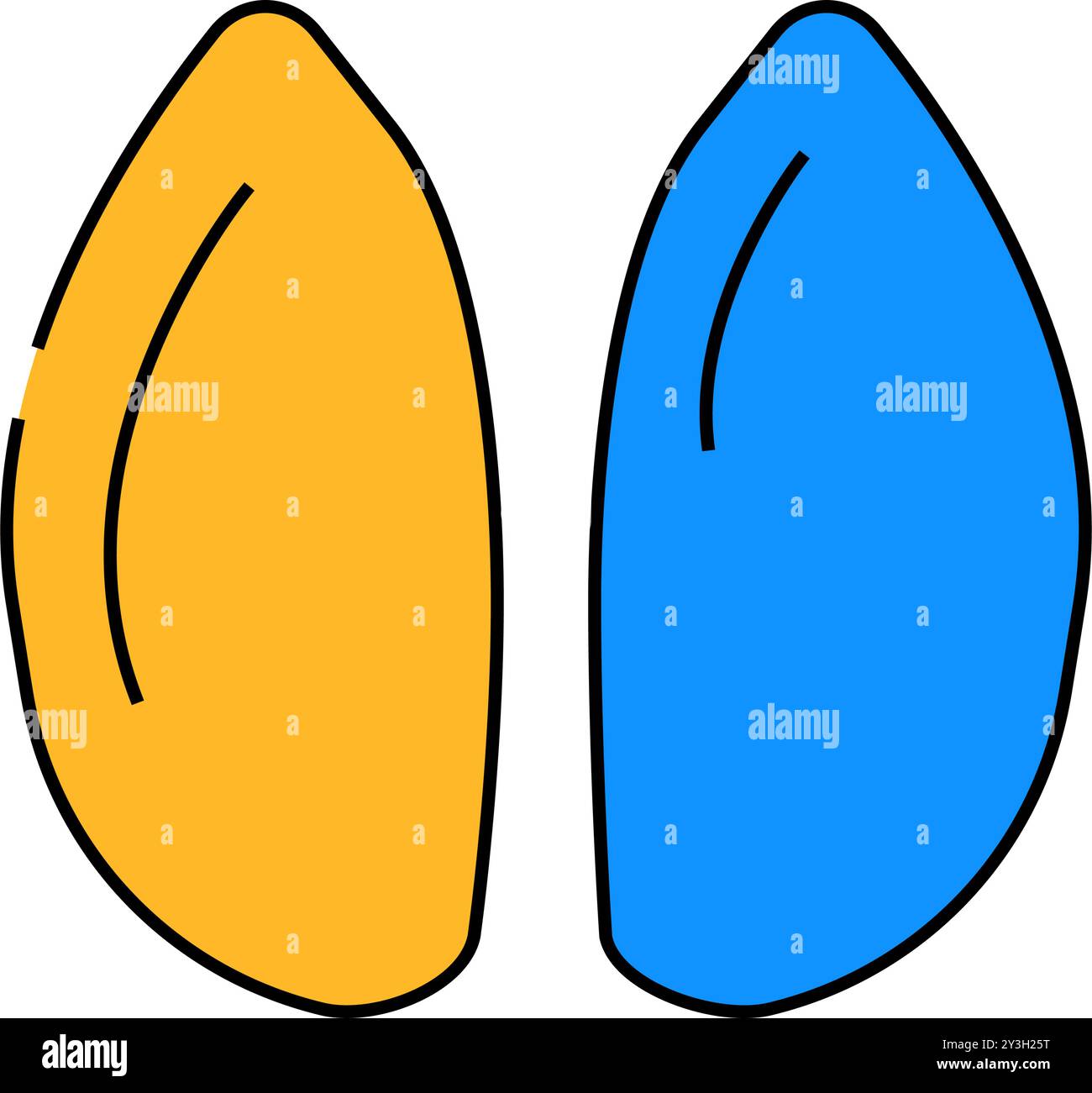 pig farmland animal hoof print icon color illustration Stock Vector