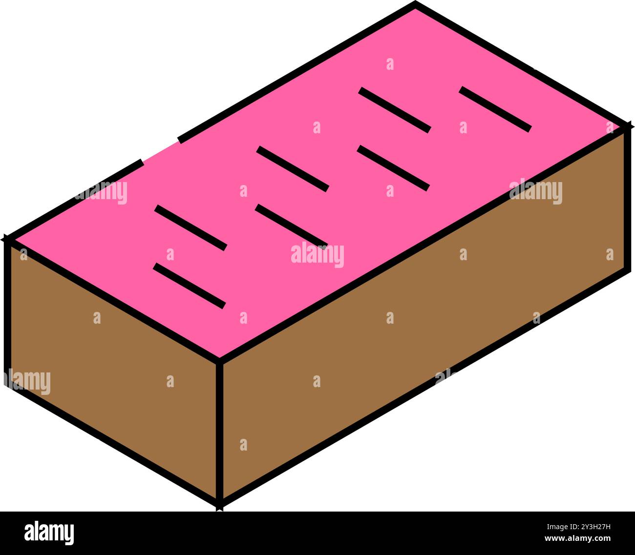 brick for building wall icon color illustration Stock Vector Image ...