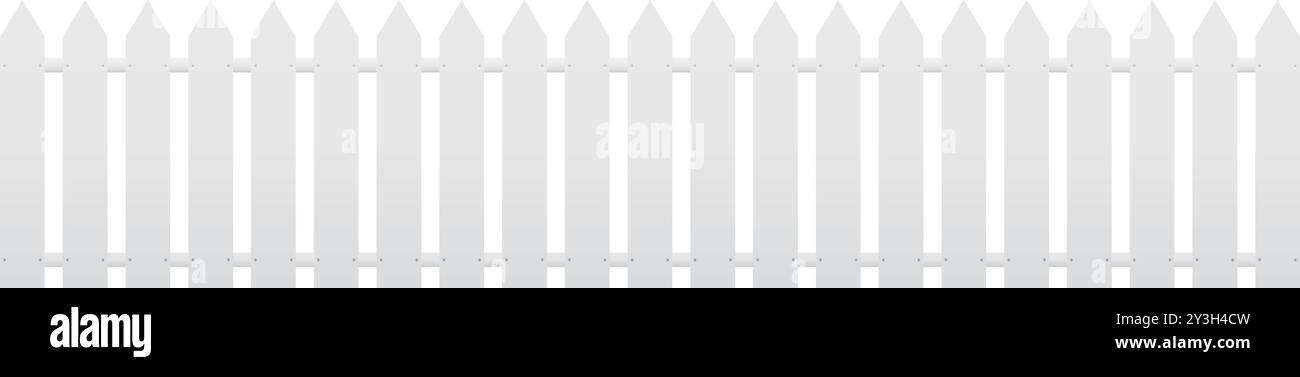 fence isolated on white background. Vector illustration Stock Vector ...