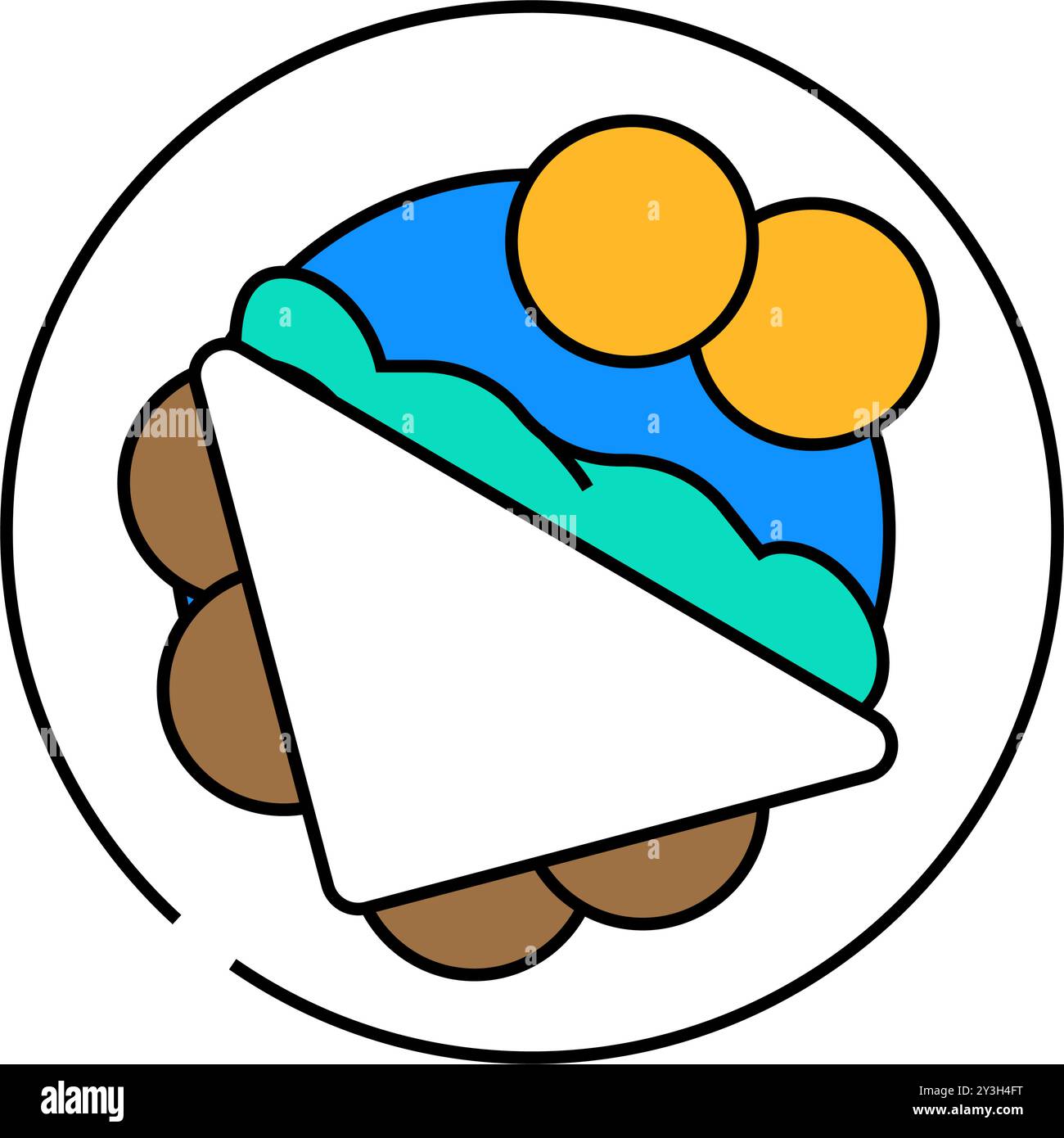 breakfast meal icon color illustration Stock Vector Image & Art - Alamy