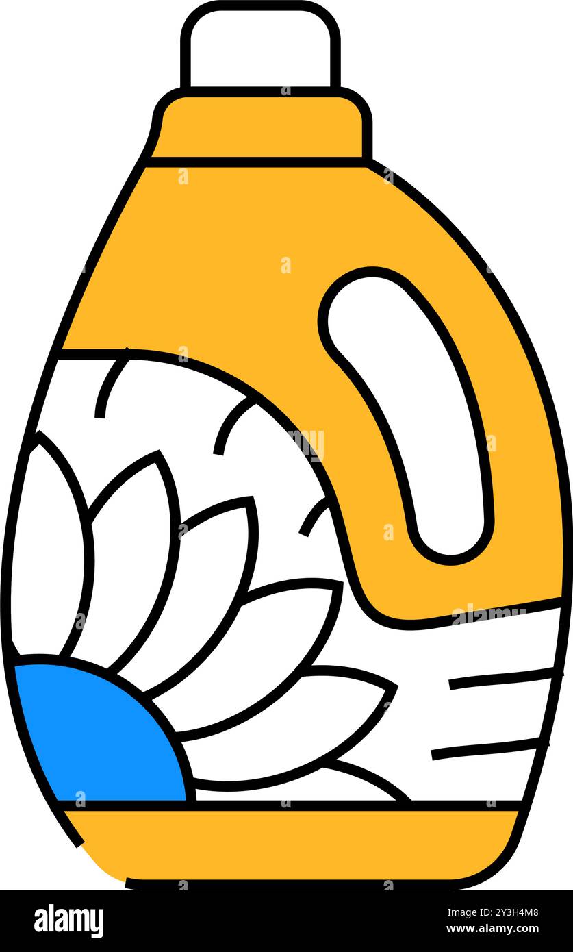 eco friendly detergent icon color illustration Stock Vector Image & Art ...