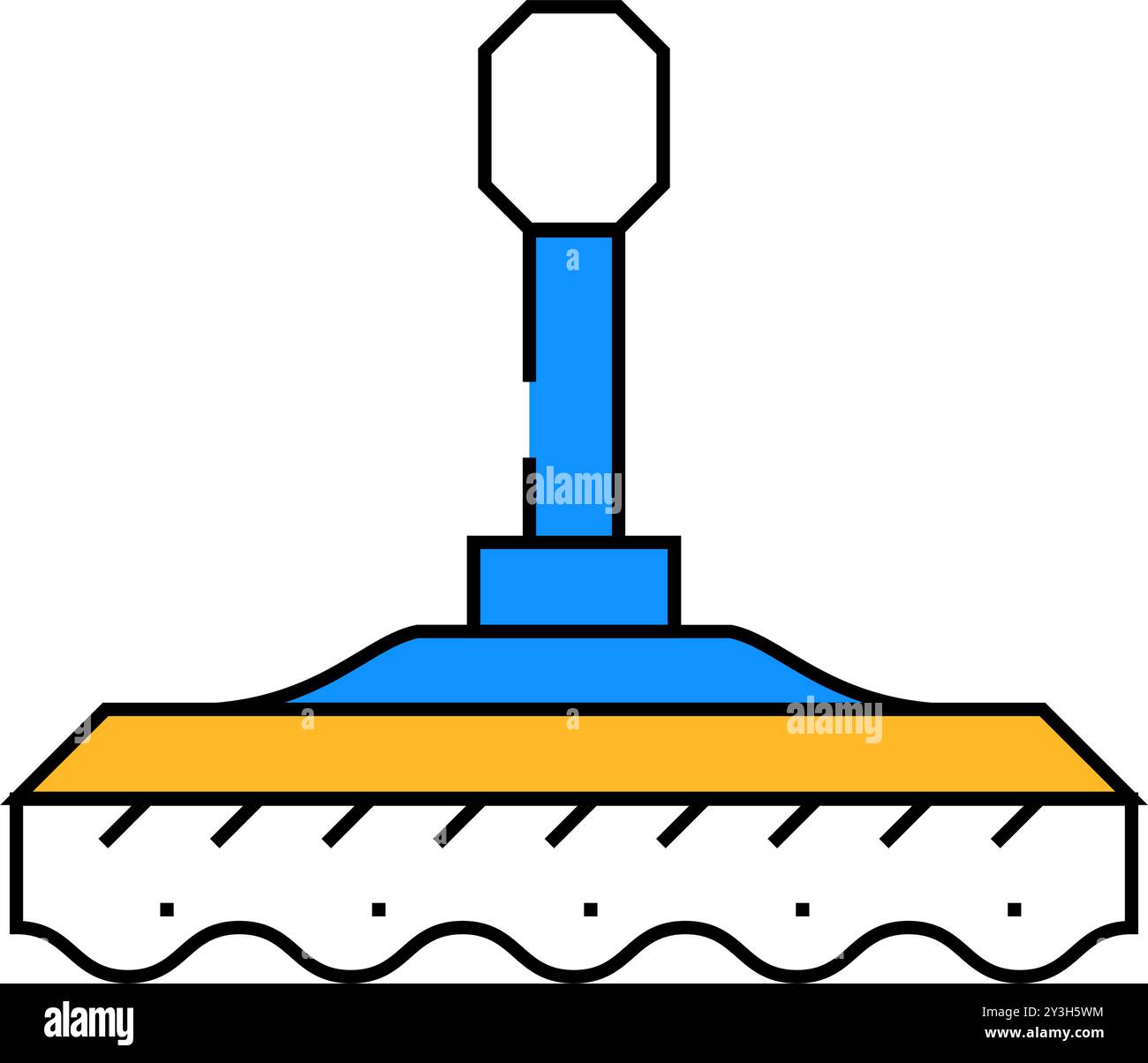 device nozzle for car polishing icon color illustration Stock Vector ...