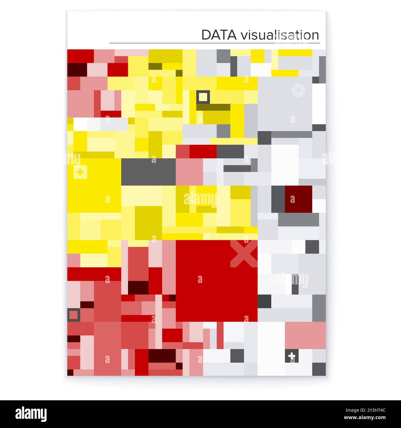 Design a modern geometric poster with colorful shapes and patterns for ...