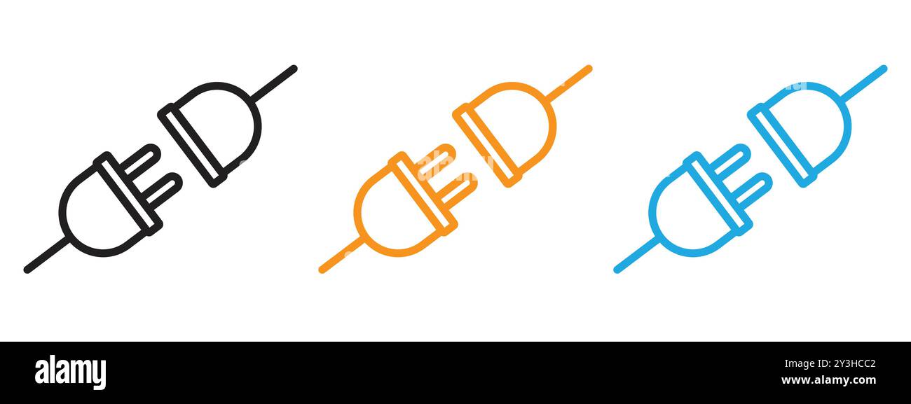 Plugin icon vector logo set collection for web app ui Stock Vector ...