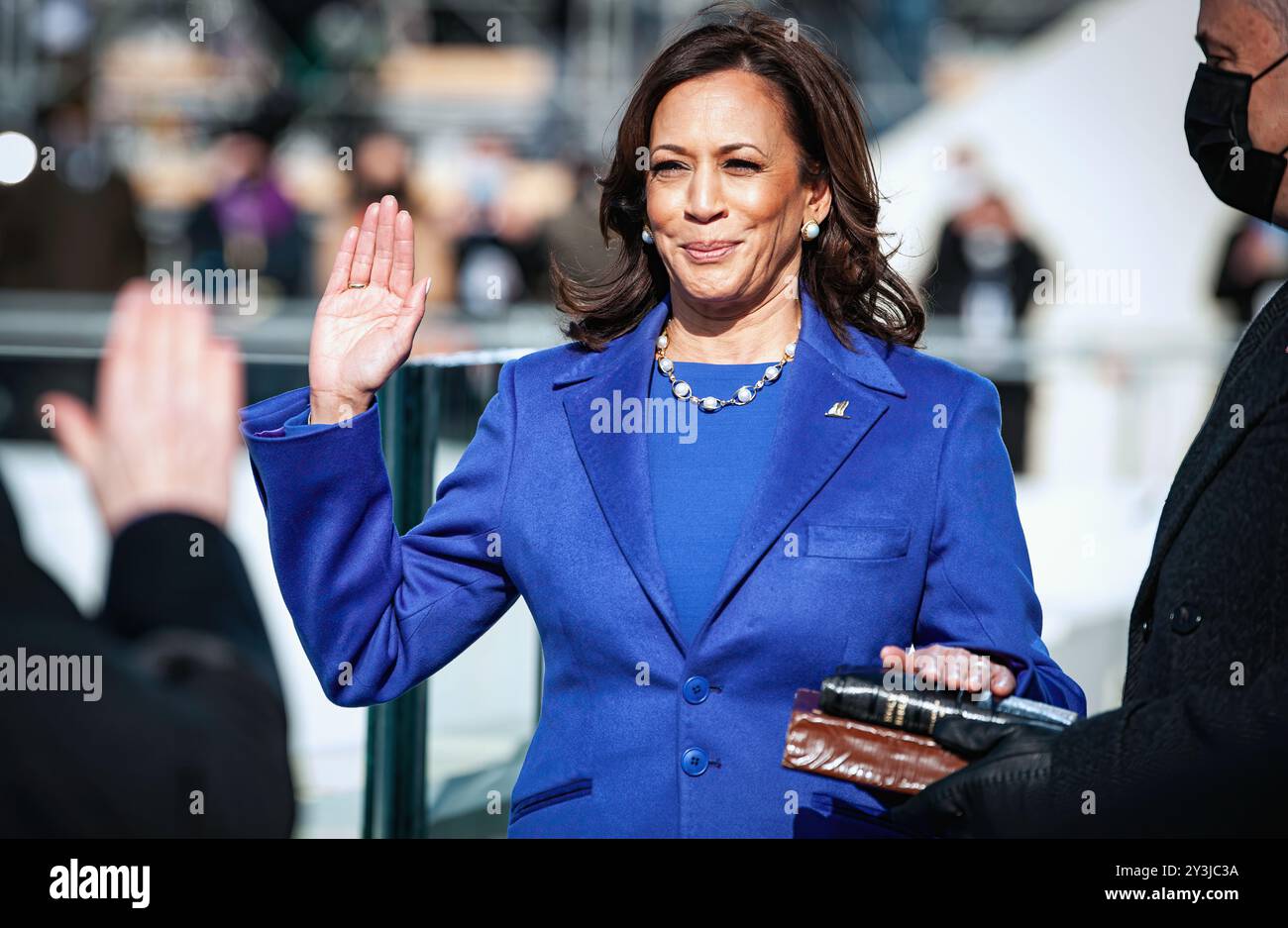 Washington D.C., USA - Jan 20 2021: U.S. Vice President Kamala Harris ...