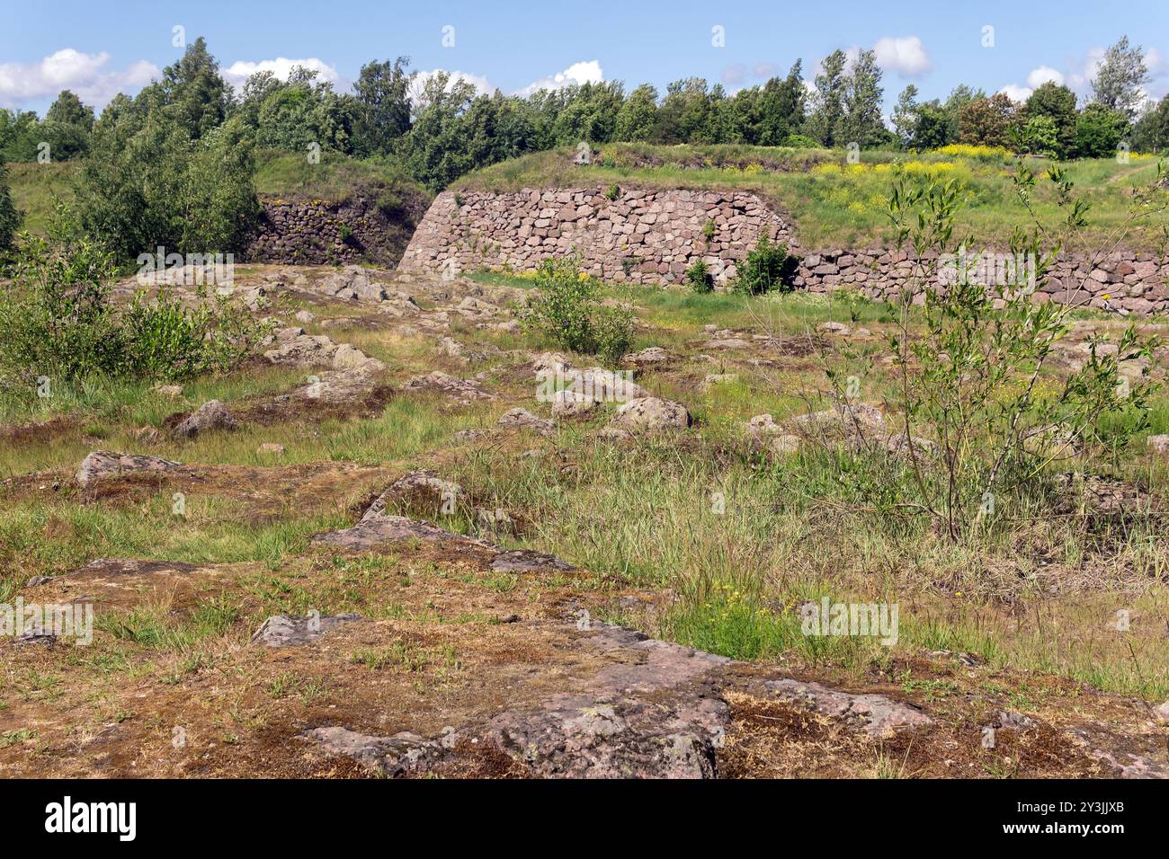 Ramparts ruins hi-res stock photography and images - Alamy