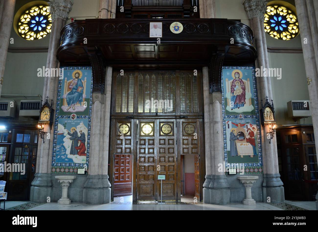 St. Antuan Kilisesi, Pera, Beyoğlu, Istanbul, Turkey, Europe-Asia Stock ...