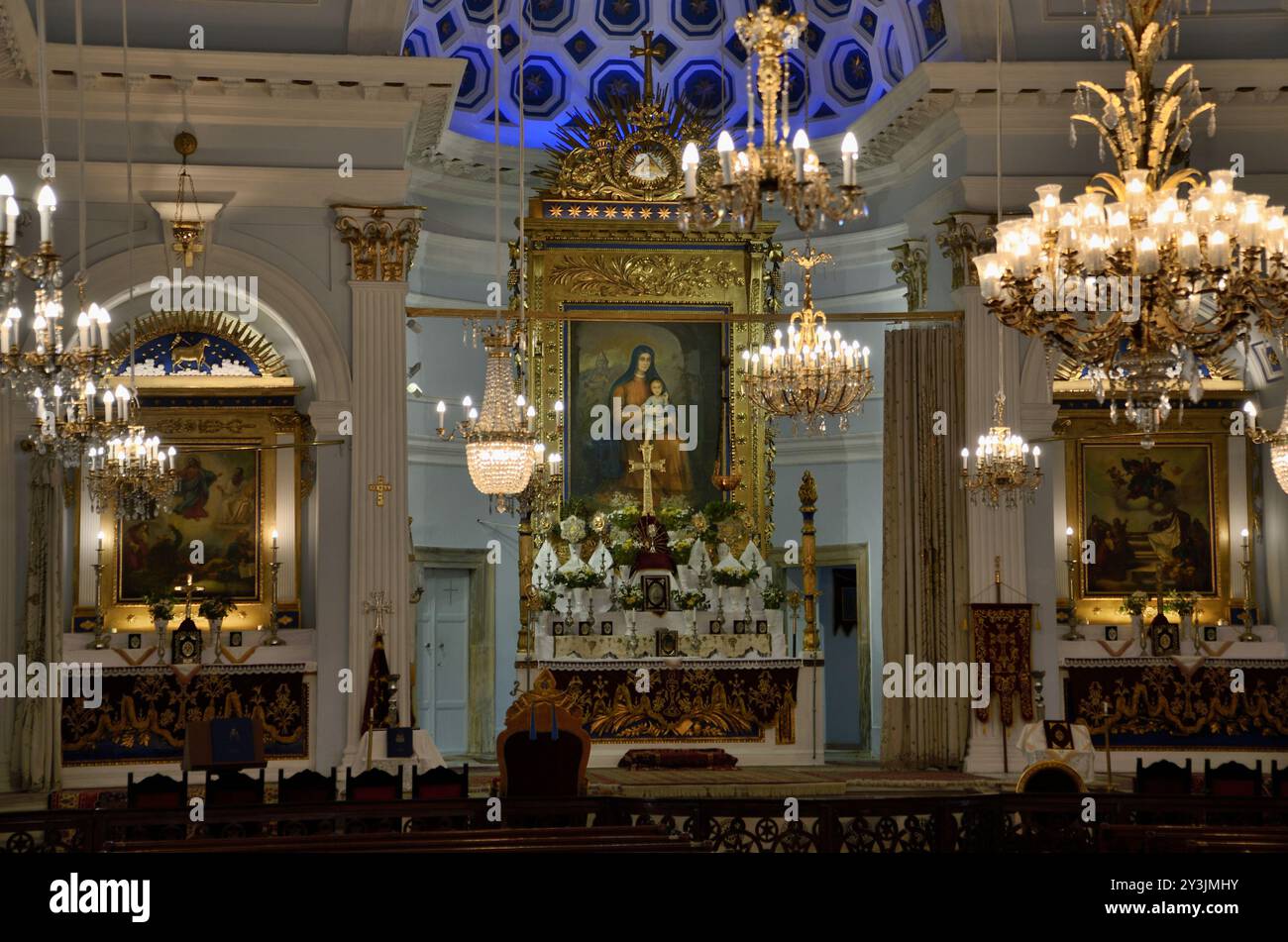 Three Horan Church, Pera, Beyoğlu, Istanbul, Turkey, Europe-Asia Stock ...
