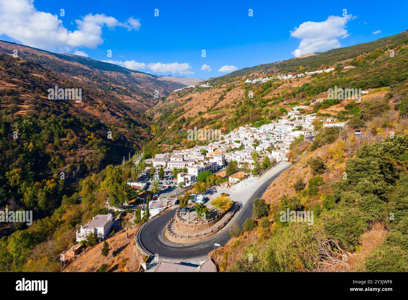 Pampaneira Village Aerial Panoramic View Pampaneira Is A Village In pampaneira-village-aerial-panoramic-view-pampaneira-is-a-village-in