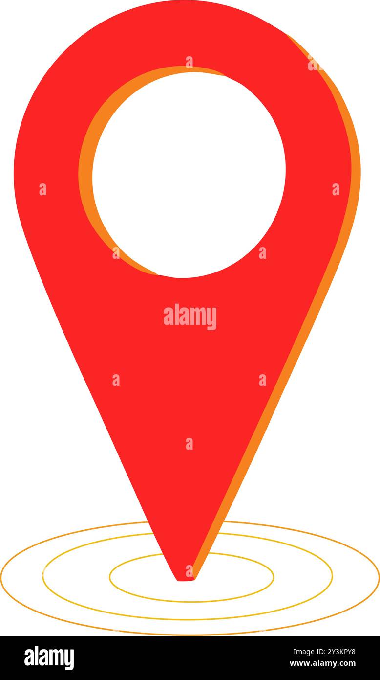 Location Tag symbol basically used for global positioning GPS Stock Vector