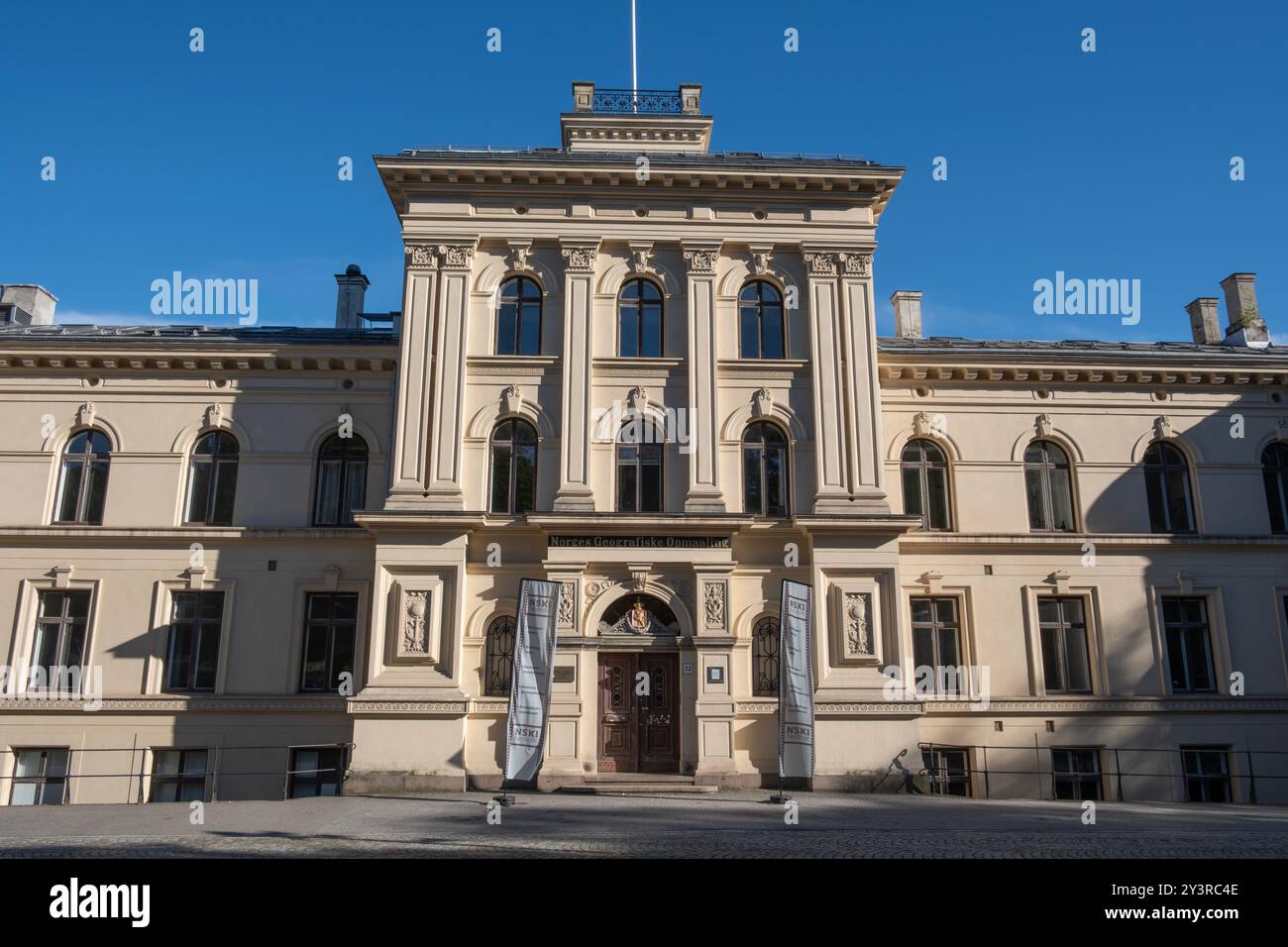 The building of the Norwegian Geographical Institute, Oslo Norway Stock Photo