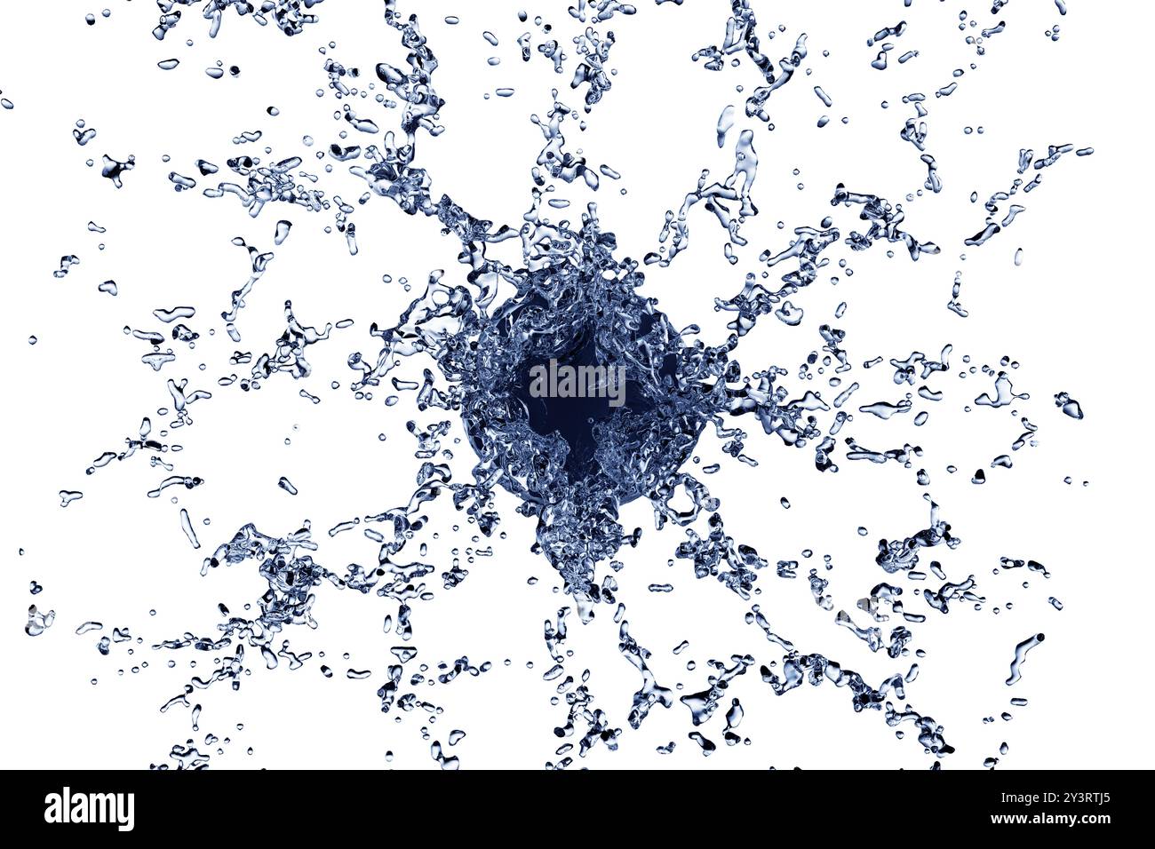 Explodes Into Water Water explosion hi-res stock photography and images - Alamy