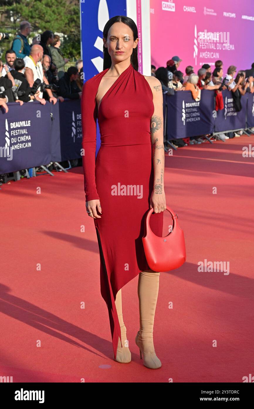 Deauville, France. 14th Sep, 2024. Agathe Rousselle attending the