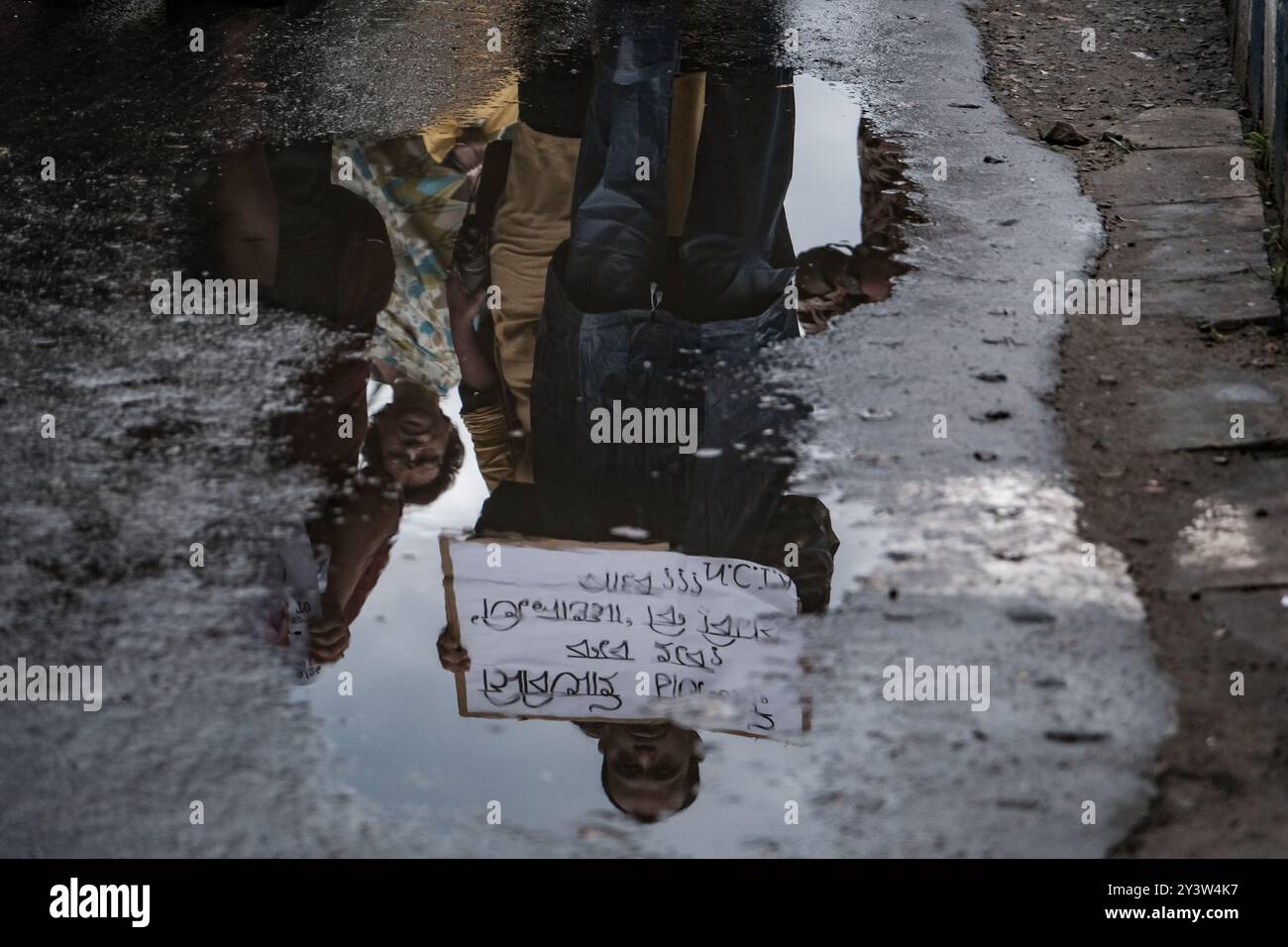 Kolkata, India. 13th Sep, 2024. Differently abled participate in a protest in demand of justice for R G Kar incident. Also, deputation regarding this has been provided to CGO complex. (Photo by Swattik Jana/Pacific Press) Credit: Pacific Press Media Production Corp./Alamy Live News Stock Photo