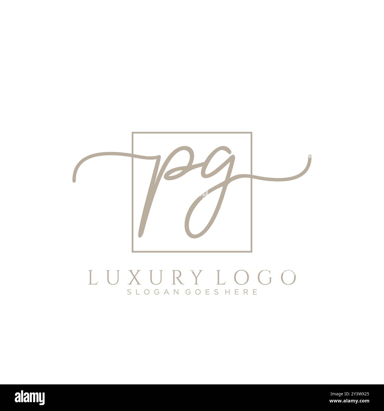 Pg initials logo Cut Out Stock Images & Pictures - Alamy