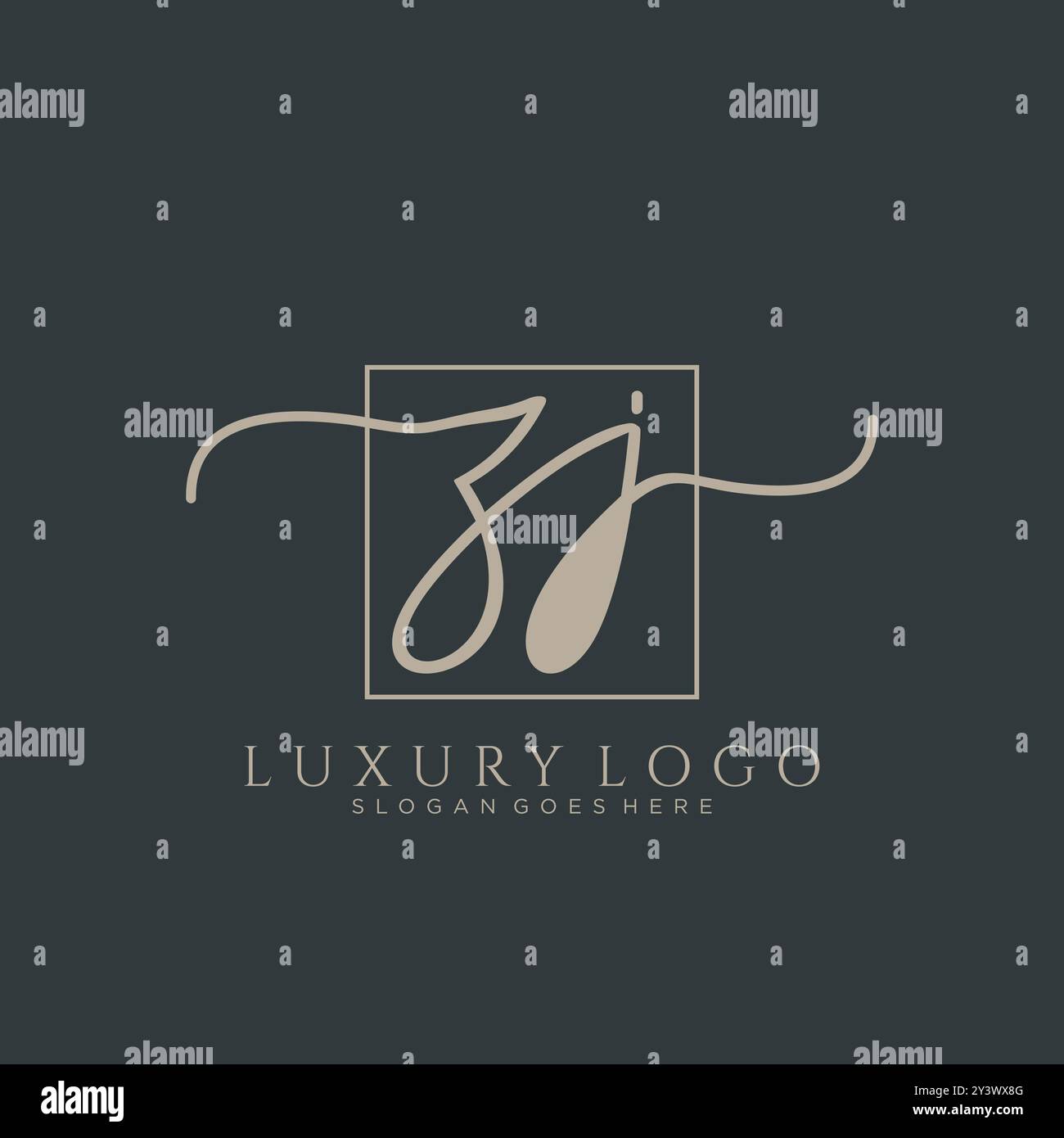 Initial zj logo Stock Vector Images - Alamy