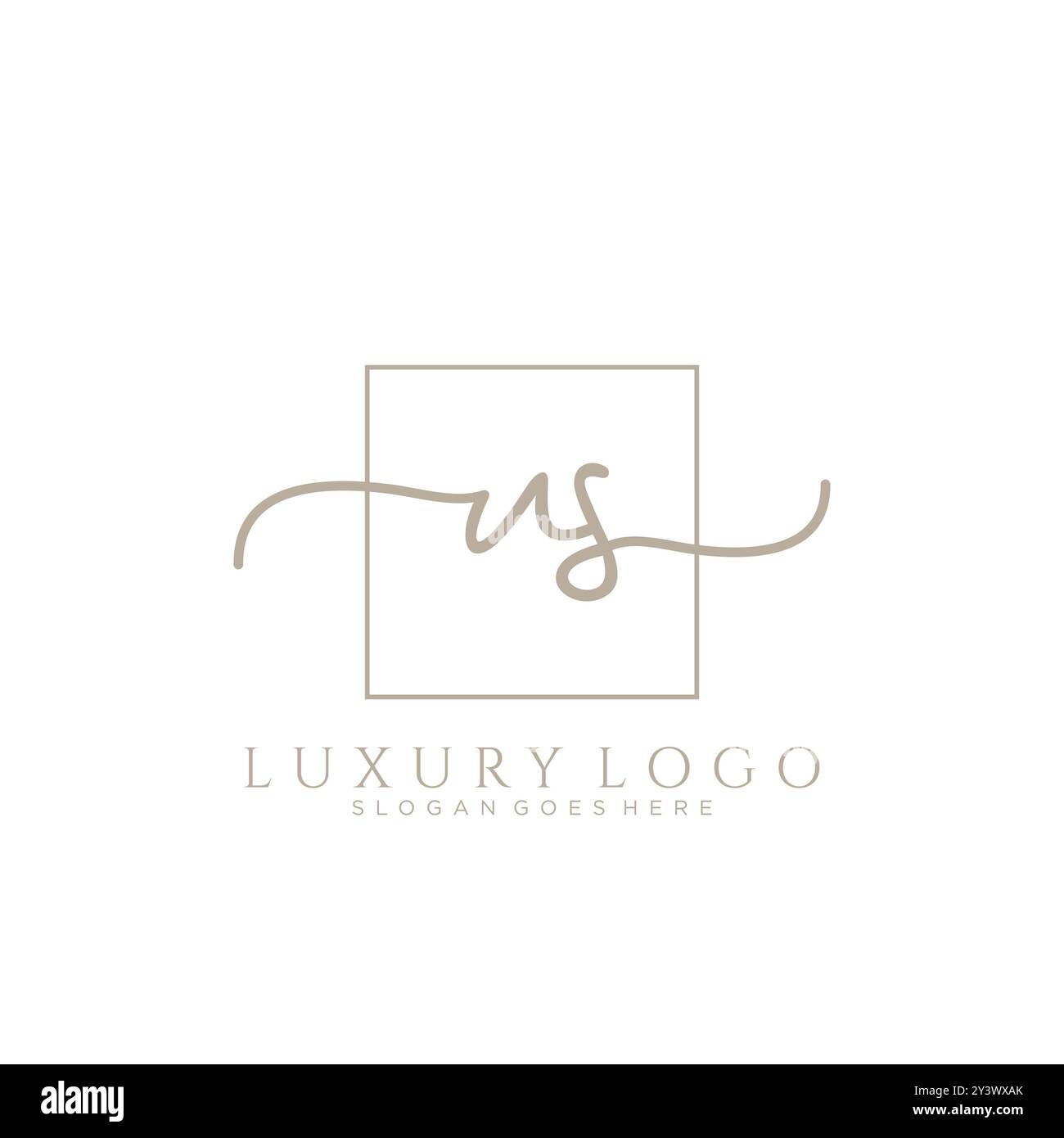 Initial us logo Stock Vector Images - Alamy