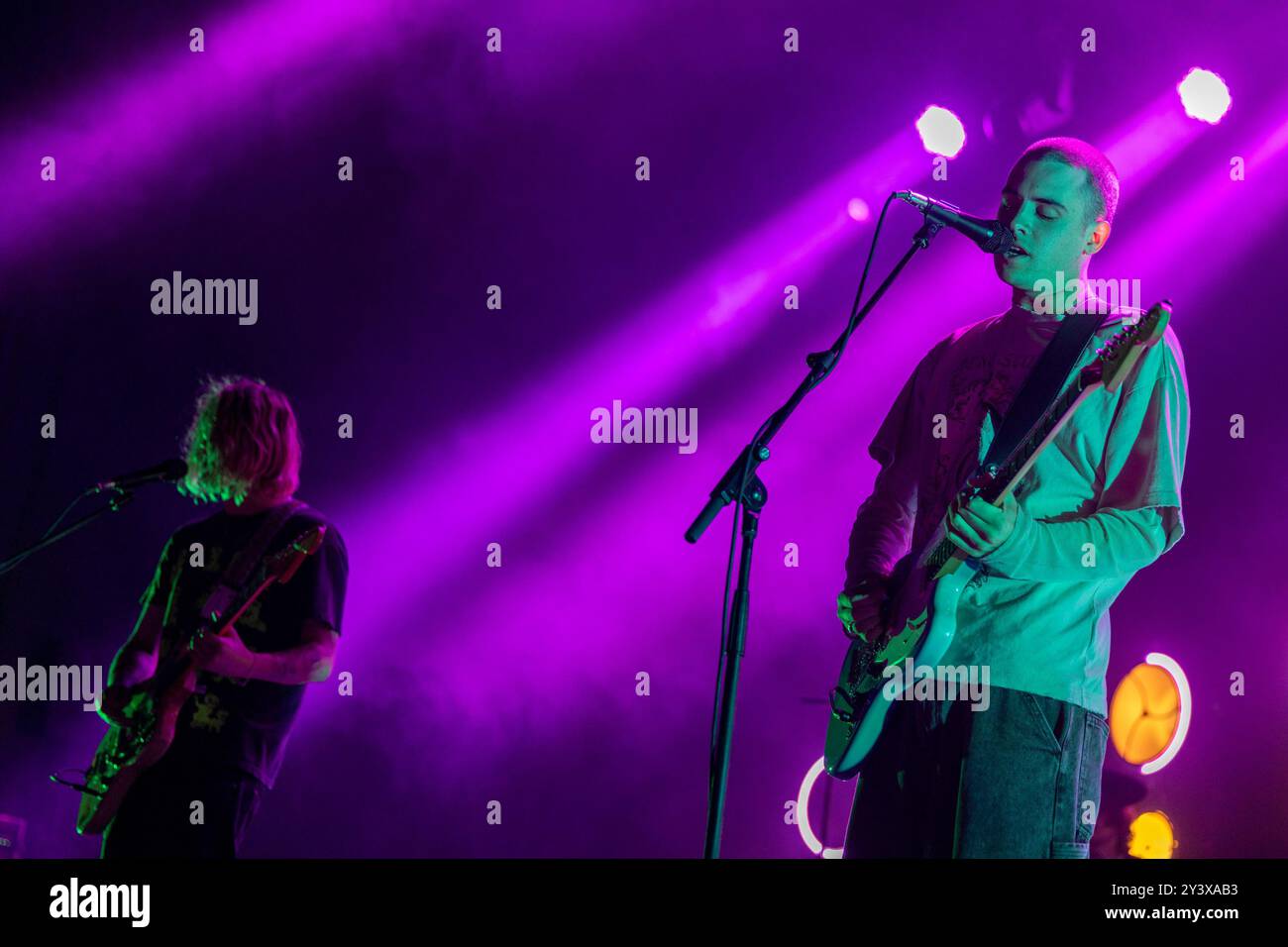 Royel Maddell and Otis Pavlovic of Royel Otis at The Sylvee on