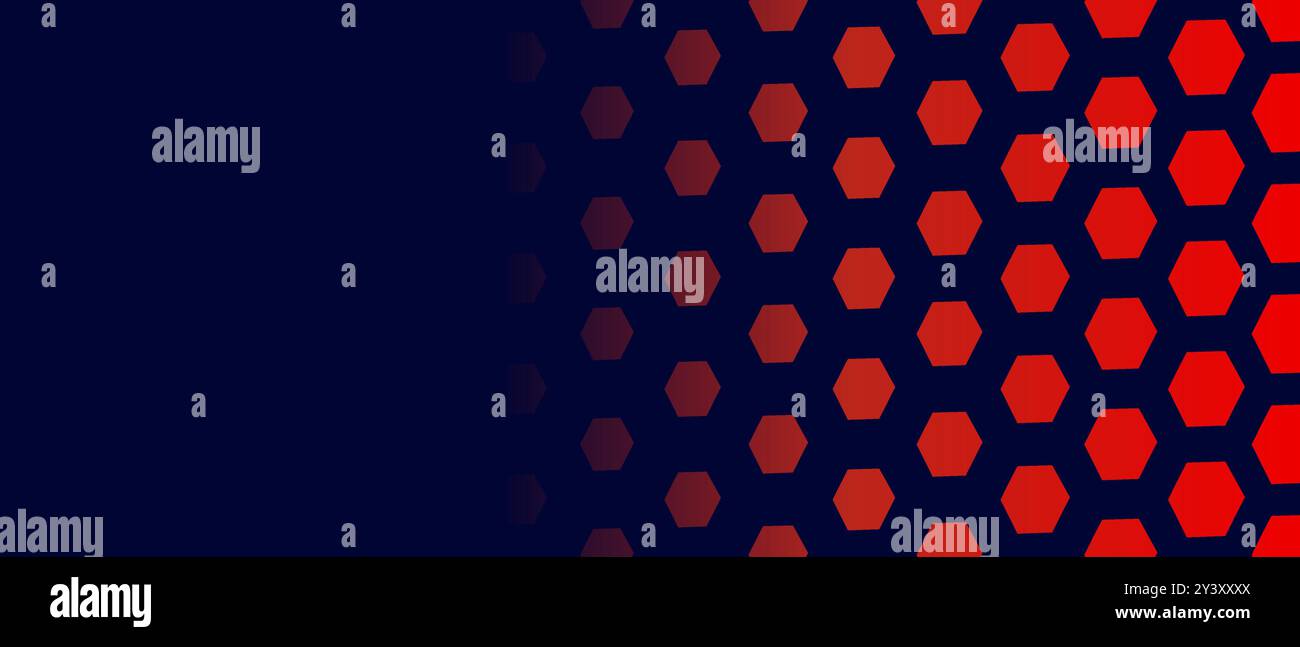 Blue red simple hexagon hi-res stock photography and images - Alamy