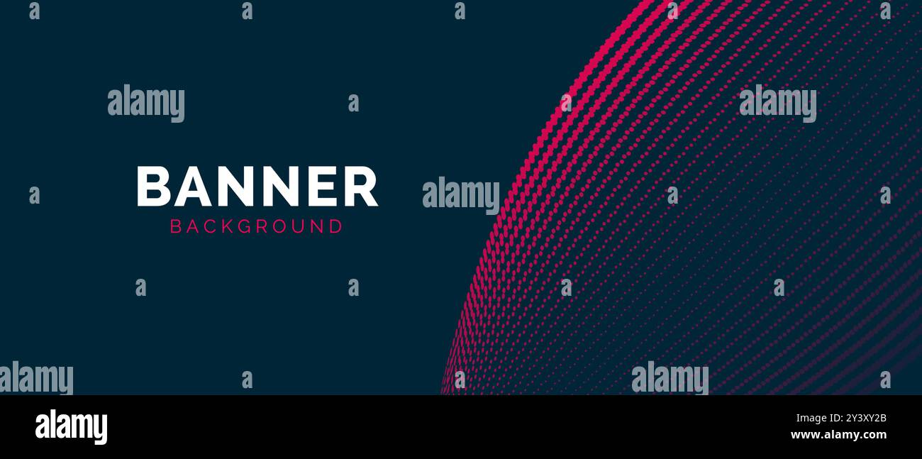 Dark Blue and Red Clean Abstract Background Banner Stock Vector