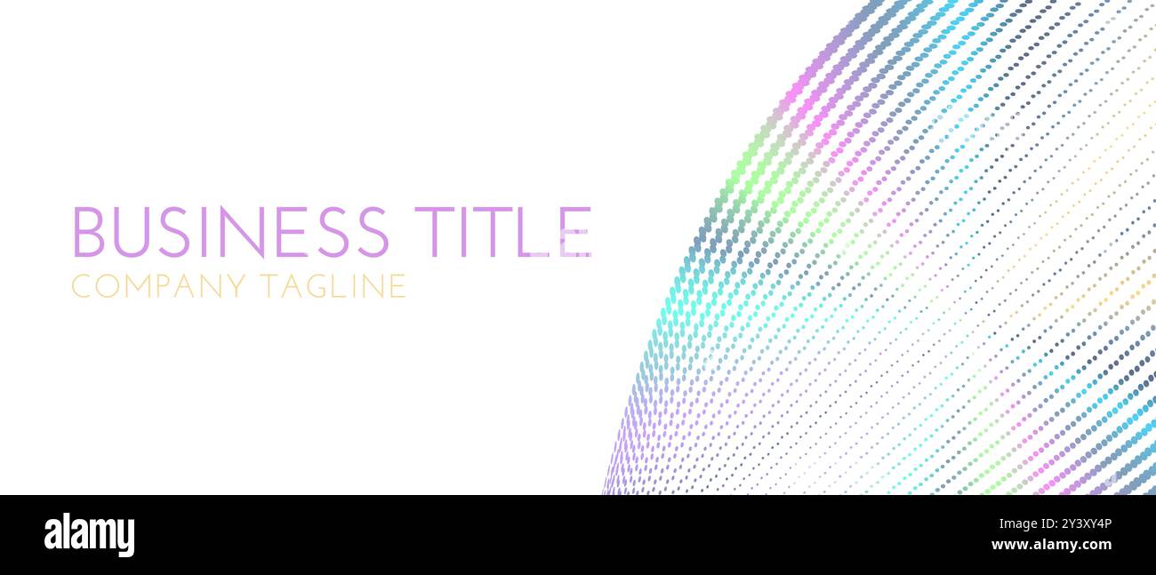 White Multicolor Feminine Abstract Background Banner Stock Vector