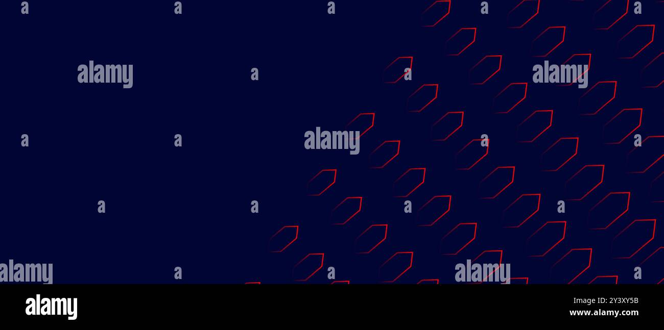 Blue Red Abstract Geometric Background Stock Vector