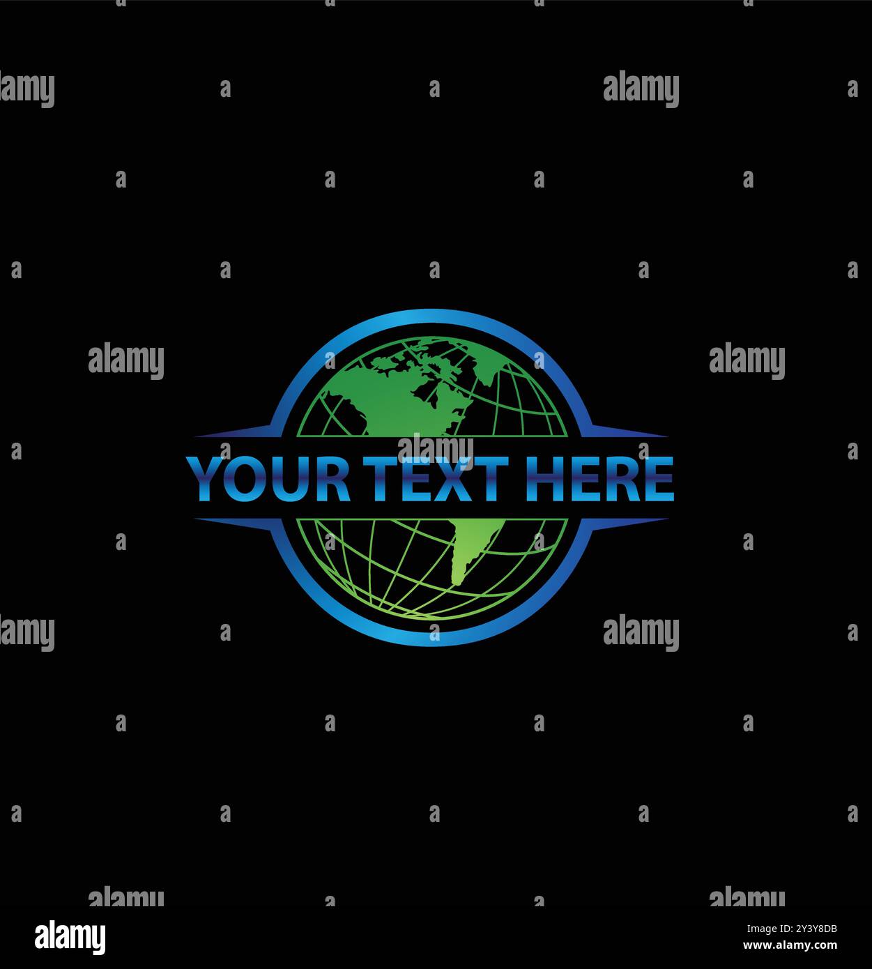 Network and Global communication world and Globe Icon Design Stock Vector