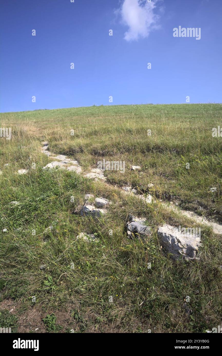 Narrow High Ridge Path Narrow high altitude hiking hi-res stock photography and images - Alamy