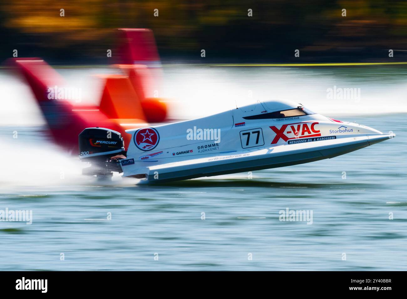 Rio Douro Powerboat number 77 of the pilot Tubias Munthe-Kaas of ...