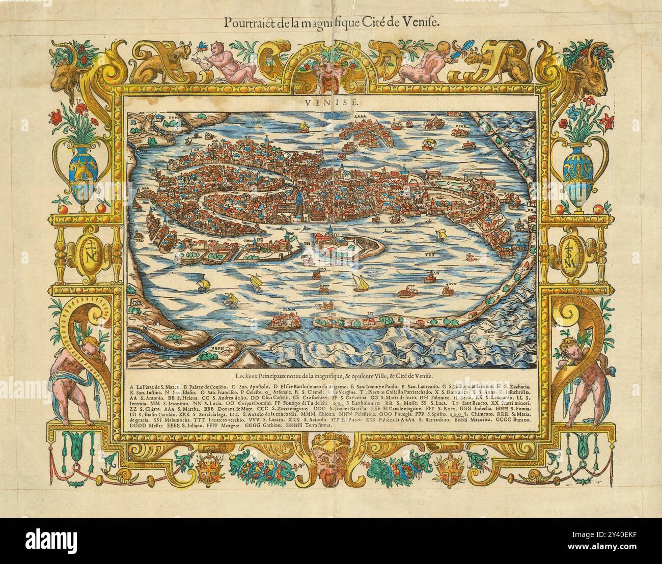 16th century map of italy hi-res stock photography and 16th century map of italy hi-res stock photography and