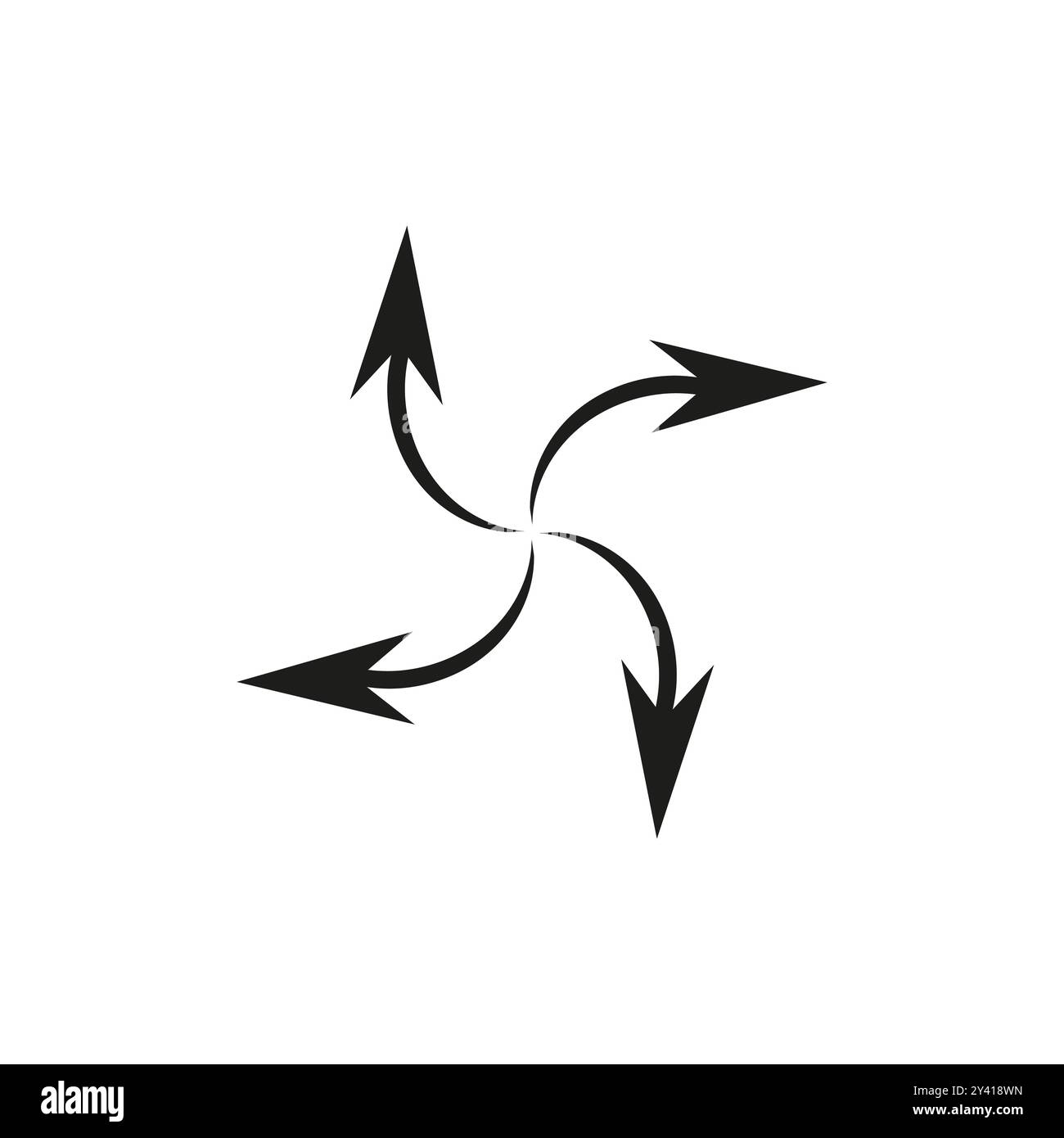 Bright futuristic arrows on Stock Vector Images - Alamy