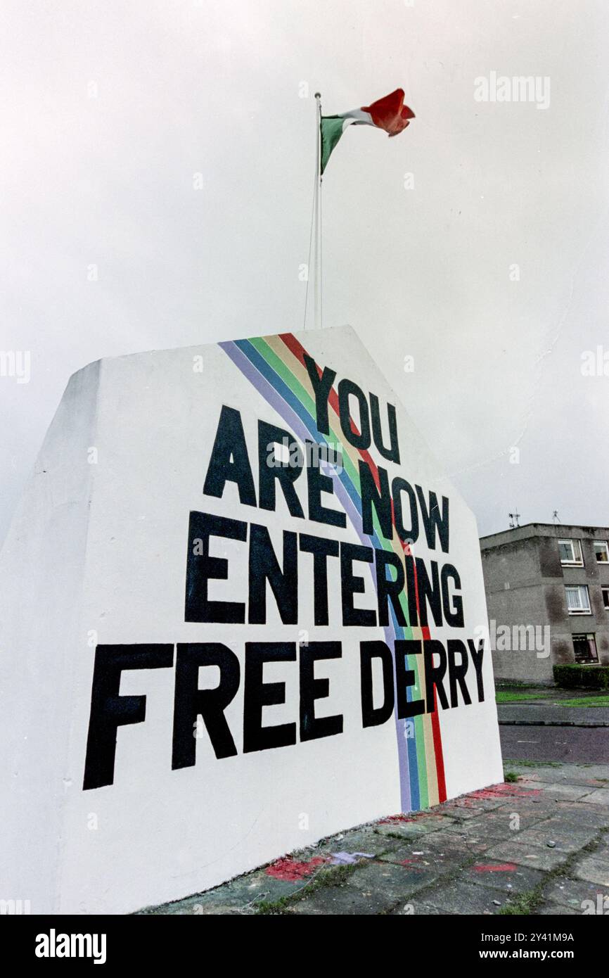 Freshly Painted Mural On The Side Of A Building Marking Free Derry freshly-painted-mural-on-the-side-of-a-building-marking-free-derry