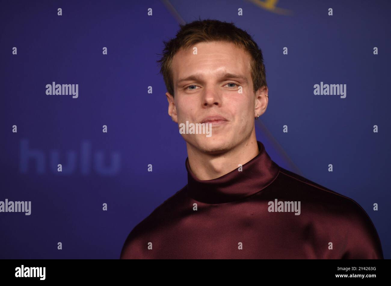 Finn Bennett arrives at the 76th Primetime Emmy Awards on Sunday, Sept
