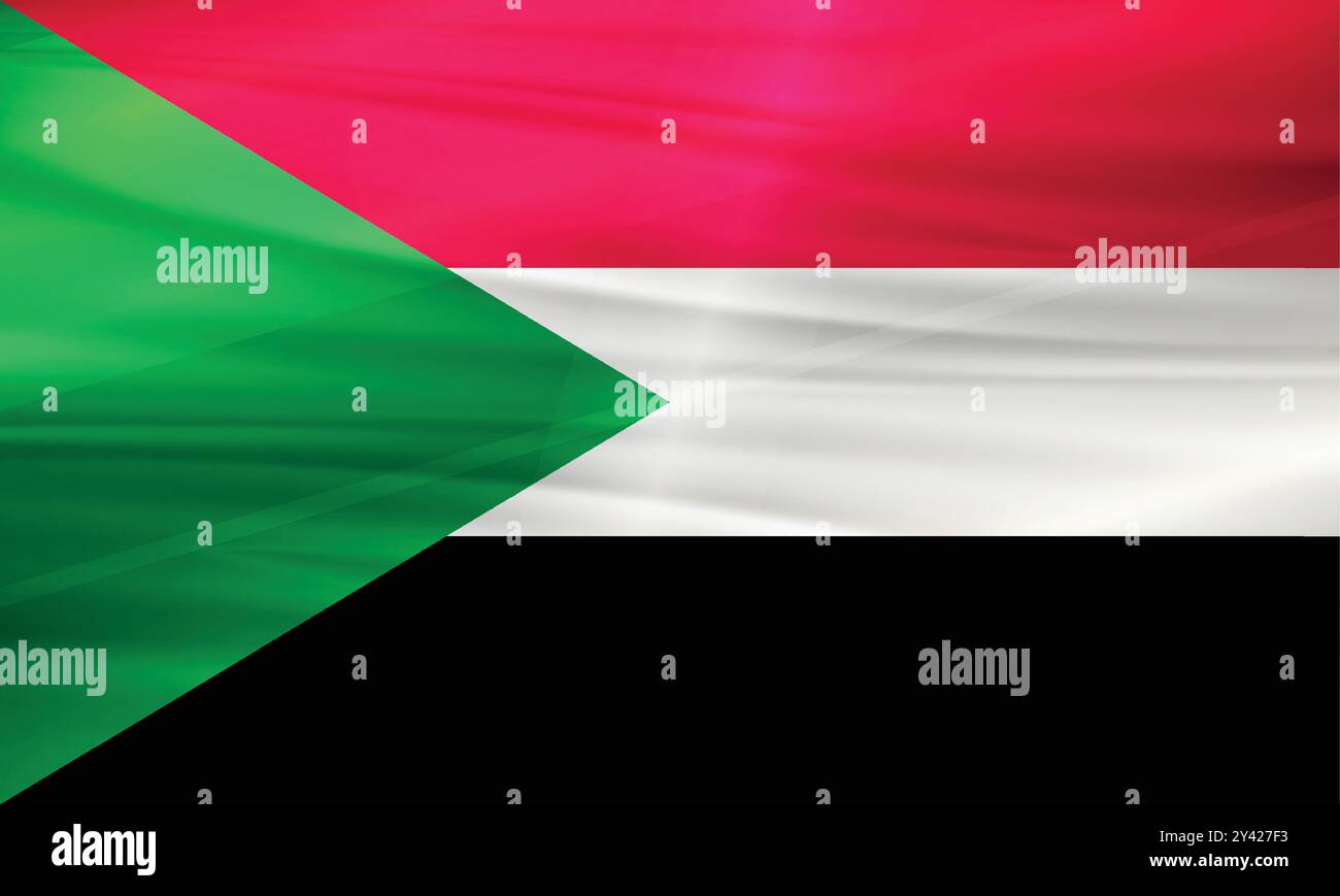 Editable vector sudan country flag hi-res stock photography and images ...