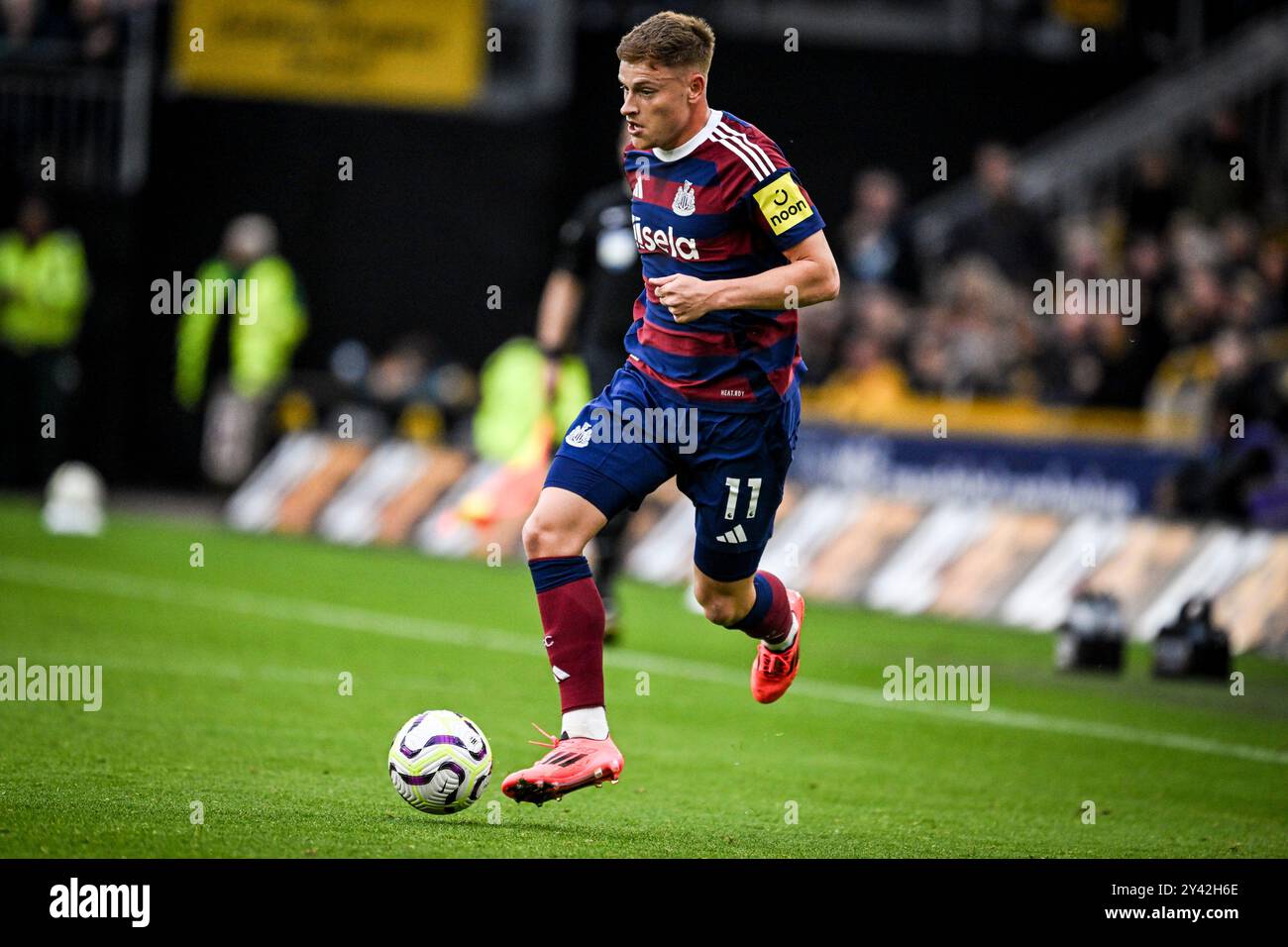 Harvey Barnes #15 of Newcastle United during the Premier League
