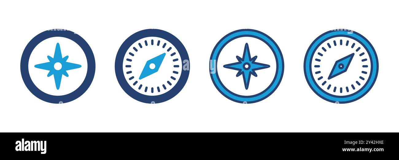 Compass icon vector. arrow compass icon vector Stock Vector Image & Art ...