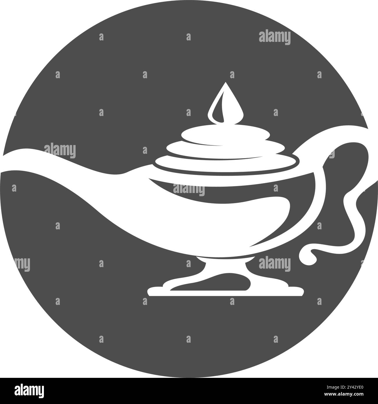 Magic lamp logo icon design template Stock Vector Image & Art - Alamy