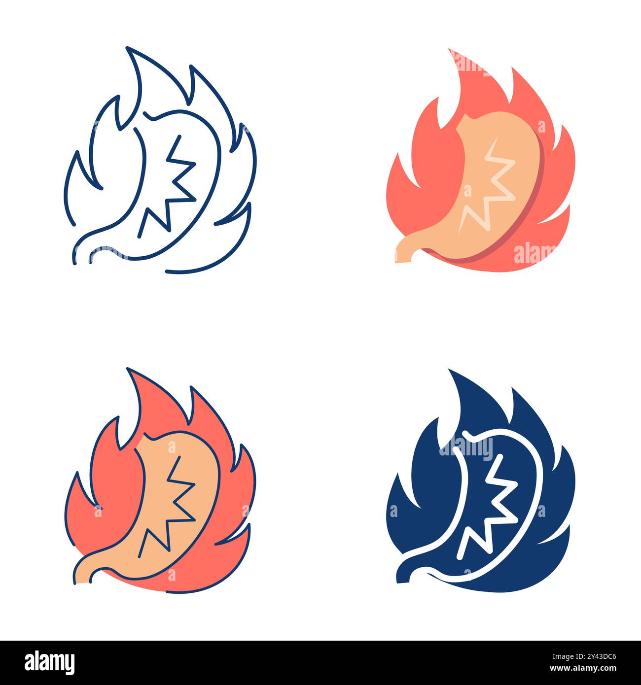 Bellyache Stock Vector Images - Alamy