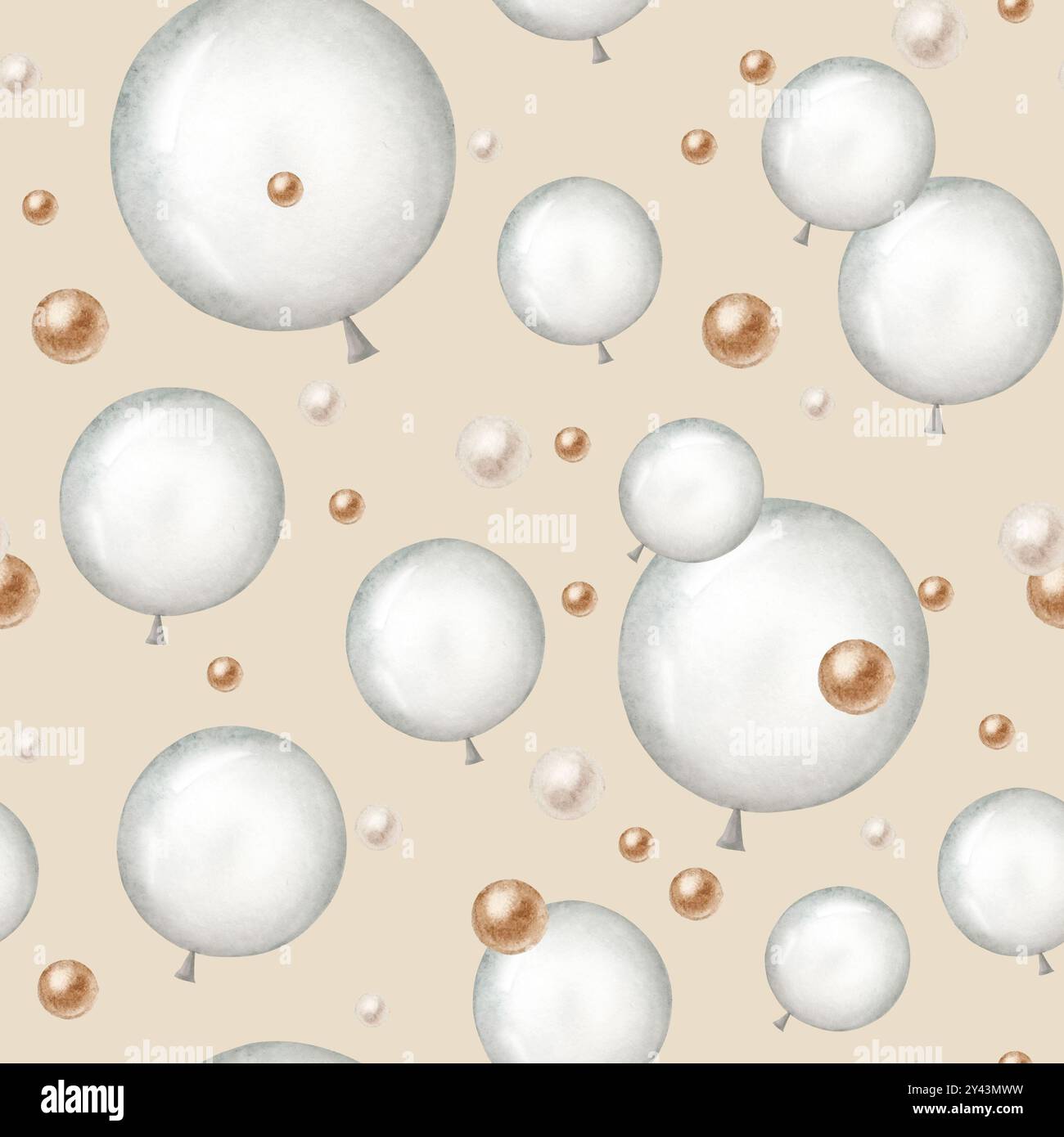 Balloons pattern seamless on hi-res stock photography and images - Alamy