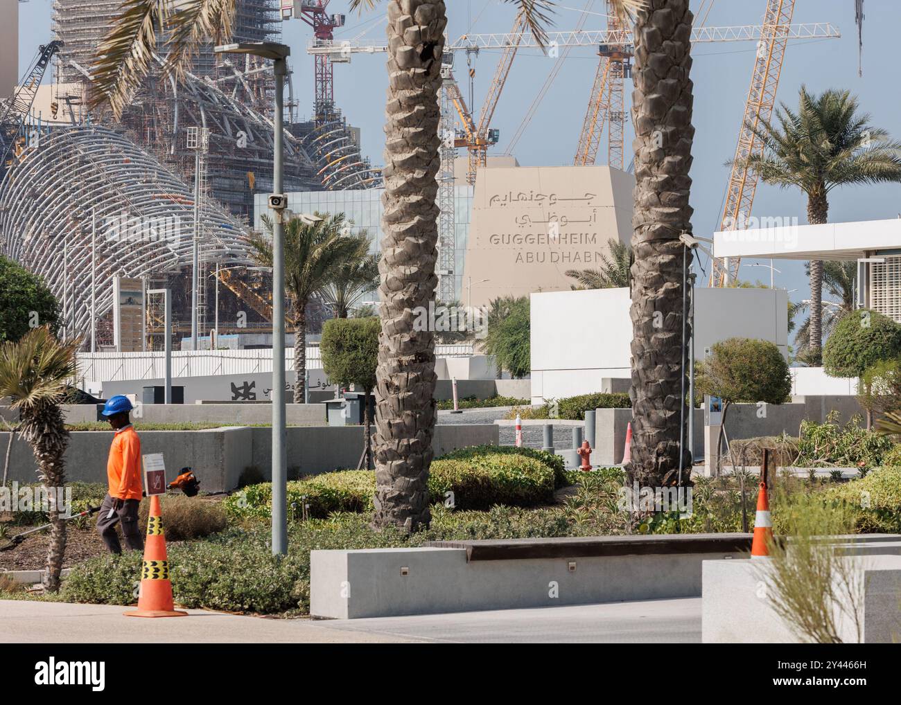 September 14, 2024, Saint Ouen, Paris, France: The Guggenheim Abu Dhabi ...