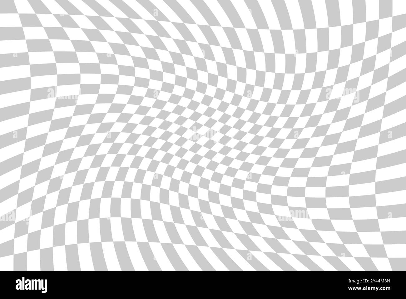 Psychedelic checkered background. Abstract distorted psychedelic texture Stock Vector