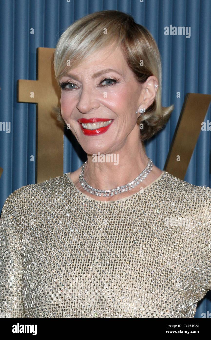 September 15, 2024, Los Angeles, Ca, USA: LOS ANGELES - SEP 15: Allison Janney at the Apple TV+ Emmy Party Red Carpet at the Mother Wolf on September 15, 2024 in Los Angeles, CA (Credit Image: © Kay Blake/ZUMA Press Wire) EDITORIAL USAGE ONLY! Not for Commercial USAGE! Stock Photo