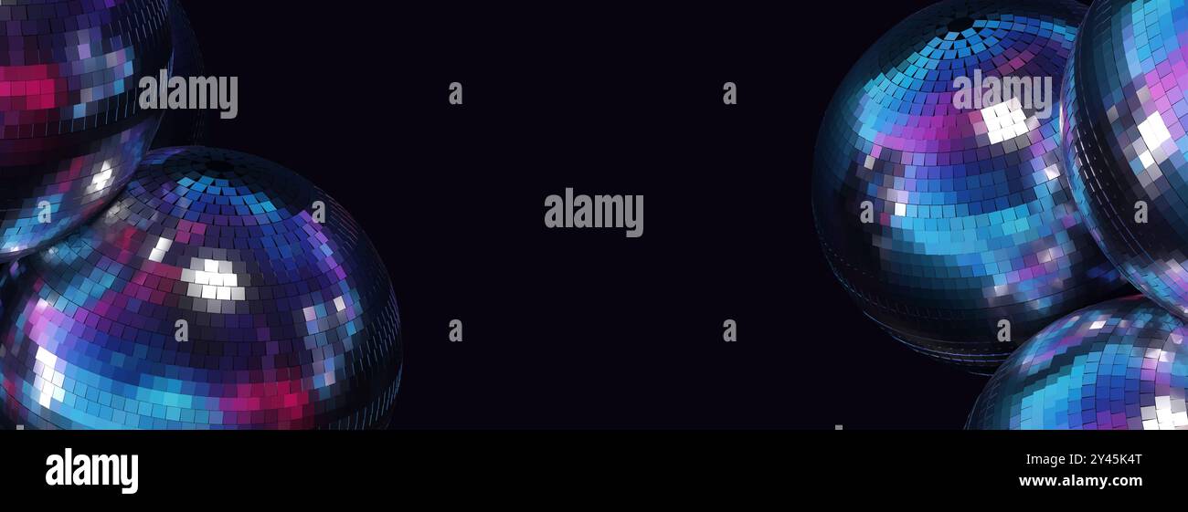 Illustration of disco balls hi-res stock photography and images - Alamy