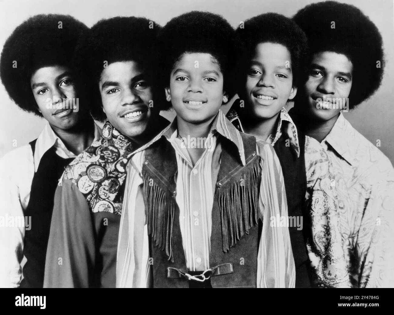 The Jackson 5 Publicity Photo 1970 Including A Young Michael Jackson 