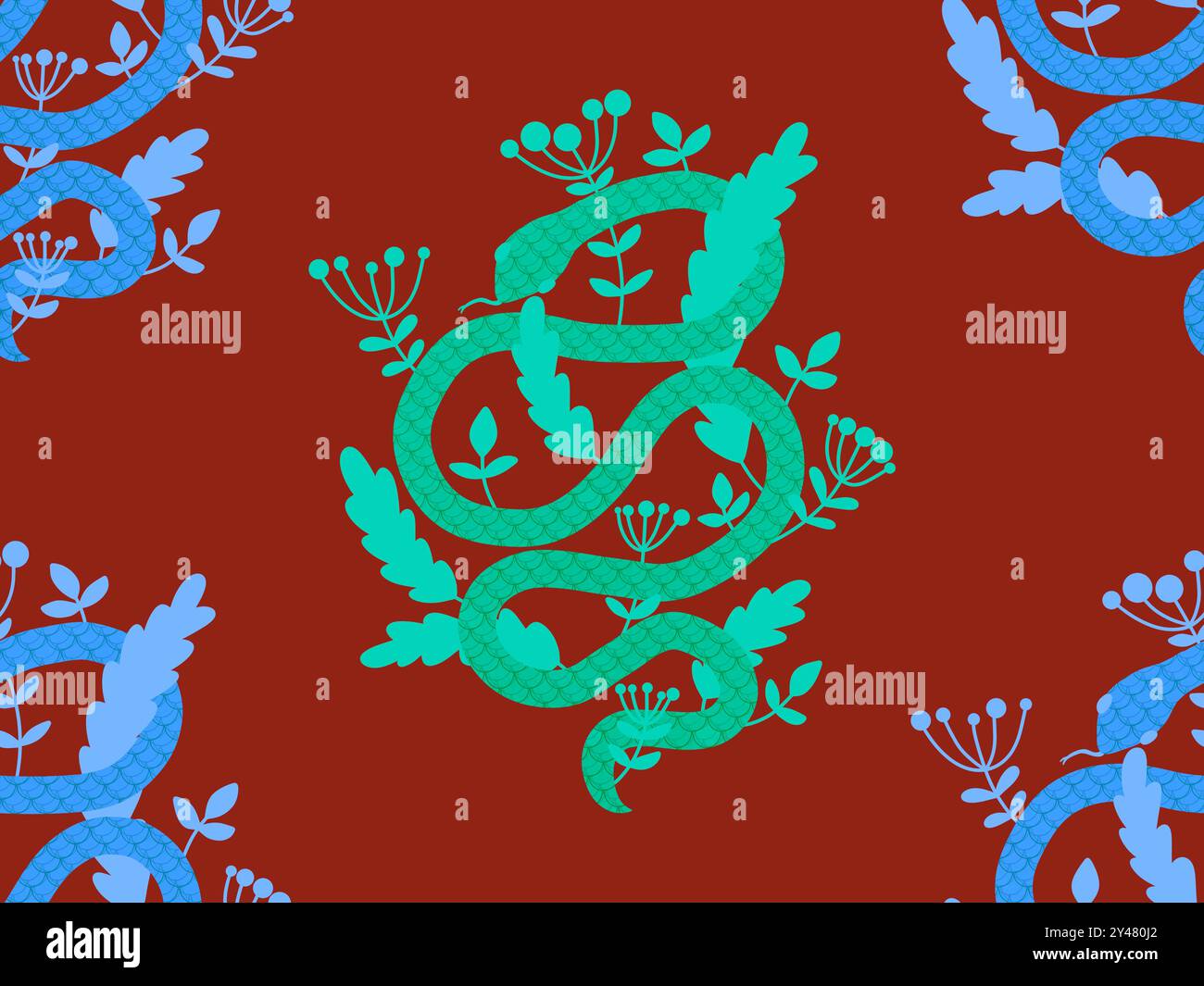 Wrapping Snake Design Summer cartoon animals seamless snake pattern for wrapping paper and ...