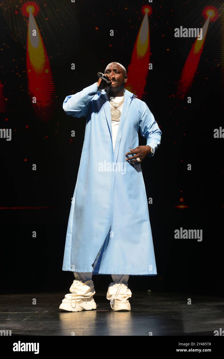Hollywood, USA. 15th Sep, 2024. HOLLYWOOD, FLORIDA - SEPTEMBER 15: Akon ...